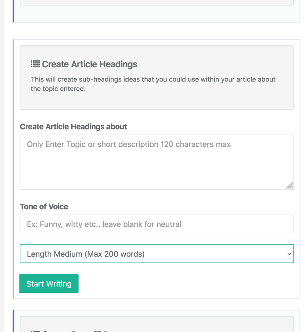 AI Content Generation