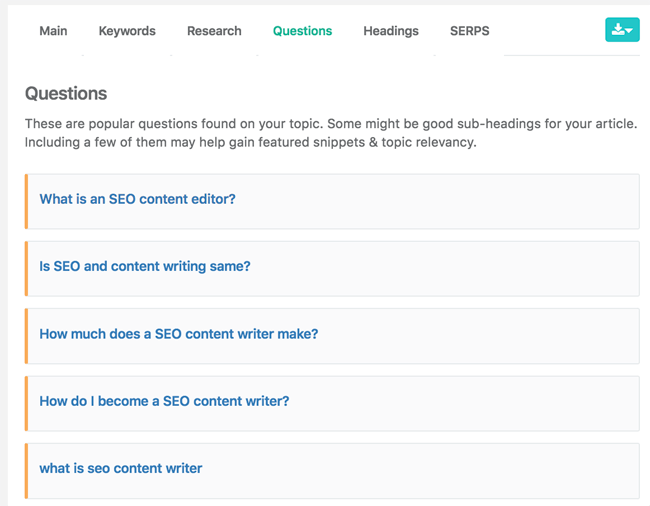 Content That Covers The Full Topic Content that covers the full topic